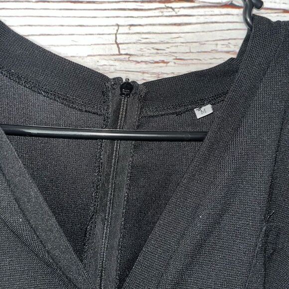 Women's Black Long Sleeve Romper - Picture 9 of 9